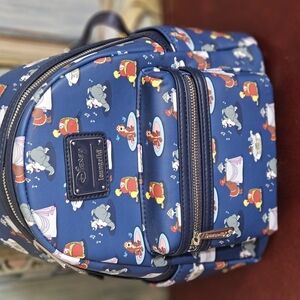 Loungefly Blue Character Print Backpack